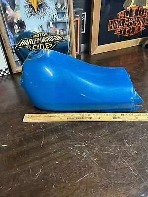 Vintage Blue Glitter Chopper Gas Tank Triumph Honda BSA Harley Yamaha Flat Track • $34.90