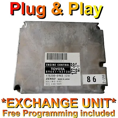 £95 • Buy Toyota Rav4 ECU 89661-42730 / 175200-5943 *Plug & Play* Free Programming