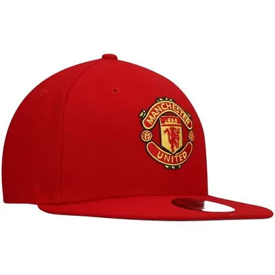 Manchester United Red New Era 9Fifty Flat Hat Snapback Officially Licensed • $37.95