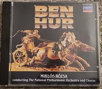 Ben Hur Miklos Rozsa & The National Philharmonic Orchestra London Decca 1985 • $17.95