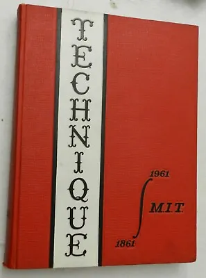 1961 MIT Technique Yearbook Year Book Massachusetts Institute Of Technology • $20