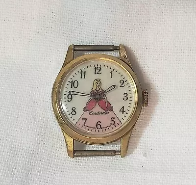 Vintage Cinderella Character Watch In Base Metal Case • $24.99