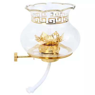 Glass Oil Lamp Shade Cover For Vintage Oil Lamps Replacement • £13.95