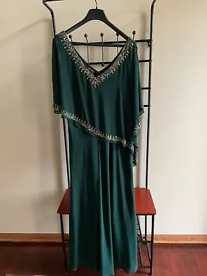 J Kara Hunter Green Size 16 Bridal/prom/mother Of Bride/groom Formal Long Dress • $60