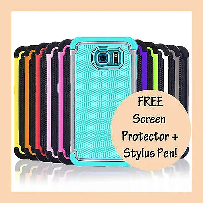 $3.25 • Buy Shockproof Heavy Duty Shock Proof Hard Tough Case For Samsung Galaxy S6 & Edge