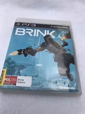 Brink PS3 PlayStation 3 Game PAL With Manual Disk Mint Free Post • $10.50