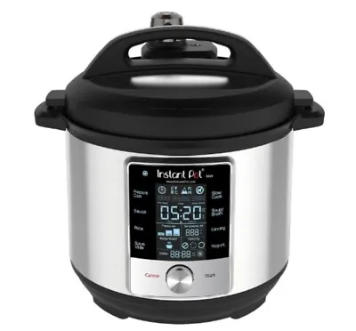 Instant Pot 6-Quart Max 9-in-1 Multi-Use Programmable Electric Pressure Cooker • $138.57