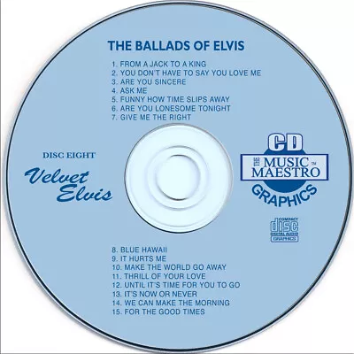 Karaoke CD+G ELVIS PRESLEY Disc #8 Music Maestro It’s Now Or NeverBlue Hawaii • $9.99