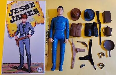 Custom Outlaw Jesse James Boxed Set W/ 18 Accessories Marx Johnny West CXR • $69.99