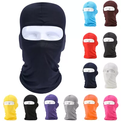 Full Face Cover Mask Men Women Balaclava Neck Scarf Head Warmer Beanie Hat Caps • £5.99