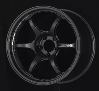 Advan RG-D2 16x7.0 +42 4-100 Semi Gloss Black Wheel • $1155.71