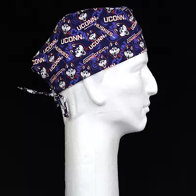 University Of Connecticut UCONN Huskies Theme Scrub Hat • $12.50