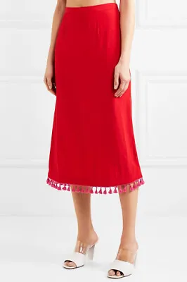 $150 • Buy Staud NWT Johnny Tassel Skirt Size Medium Net-a-Porter