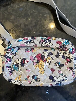 Vera Bradley Disney Mickey Mouse &  Friends Piccadilly Paisley Mini Belt Bag NEW • $45