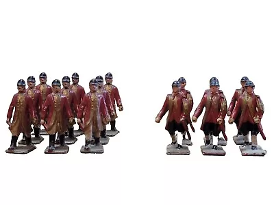 VTG 15 Piece England Lead Mini Military Soldier Figures 2 Groups All 1.25  Tall • $31.99