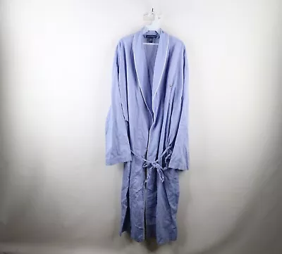Vintage 90s Ralph Lauren Mens L / XL Distressed Lightweight Belted Bath Robe • $49.95