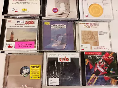 Lot Of 50 Classical Music CDs Orchestras Haydn Mozart Handel Bach Lizst LIBRARY • $56