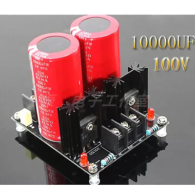 2 Capacitor Red Robe ELNA 100V 10000UF Capacitor Schottky Rectifier Filter Power • $24.23