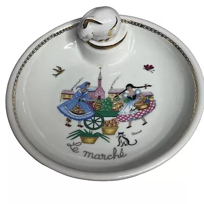 VTG Limoges Warming Baby Toddler Dish Warm Water Bunny Plug Le Marche’ Baby 1313 • £45.04