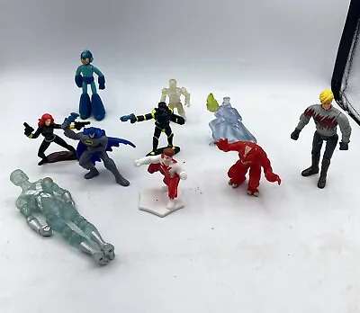 Lot Of 10 Mini Figures/Iceman/Ghost/Black Widow/LGTI/Plasmuth/Batman/Megaman • $9.99