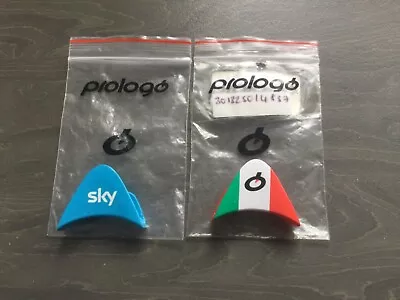 Job Lot Prologo Pinarello Sky + Italy Flag Saddle Clips • £3.99