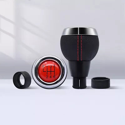 6 Speed Car Manual Gear Shift Knob Red Shifter For Mini Cooper R55 R56 R57 R58 • $13.99