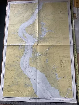 C&GS Costal Map - Delaware River - Smyrna River To Wilmington #12311 1974 23rd • $26