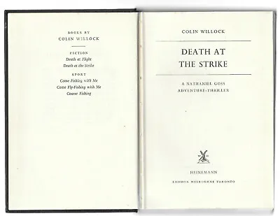 Death At The Strike By Colin Willock (1957 First Edition Hardback)  • £24