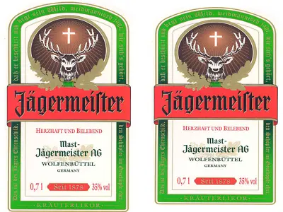 Jagermeister Labels Inspired Cake Toppers Edible Icing / Wafer • £3.99