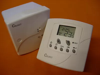 £26 • Buy Celect Programmable Wireless RF Room Thermostat Volt Free (DRF2)