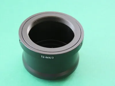 T2 Lens Mount Adapter Ring T2-M4/3 Micro For Olympus PEN E-PL7 E-PL6 E-PL5 • £14.64