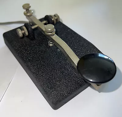 Nye Viking Master Morse Code / CW Straight Key  Telegraph Key Very Nice Shape! • $72