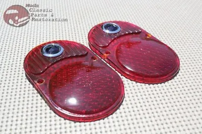 25-30 Chevy Blue Dot Ornament Rear Taillight Tail Light Lamp Lenses Pair New • $75.74