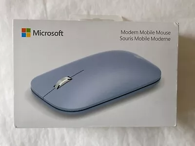 GENUINE Microsoft Modern Mobile Wireless BlueTrack Mouse KTF-00028 -Pastel Blue • $25.49