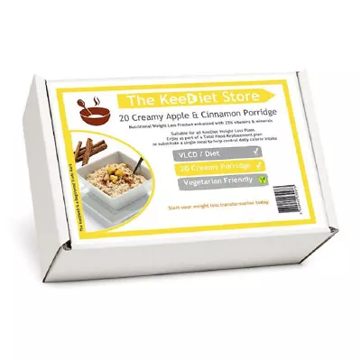 £33.99 • Buy KeeDiet® VLCD Meal Replacement Diet 20 X Apple Cinnamon Porridge