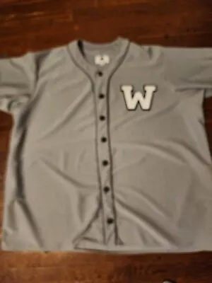 $30 • Buy Washington Senators Nationals Gray Jersey Men's Sz 4XL 