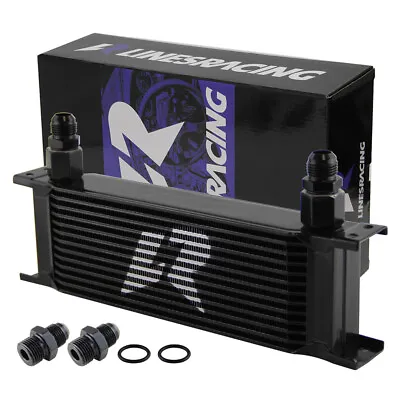 £55.20 • Buy Universal 13 Row G1/2  19mm Engine 248mm Oil Cooler With 2PCS AN8 & A10 Fittings