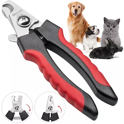 Pet Nail Clippers Dogs Cats Rabbits Kittens Puppies Grooming Cutter Trimmer Safe • £3.49