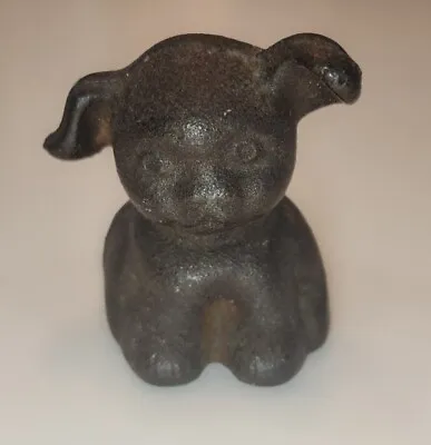 Antique Hines Pup Cast Iron Advertising Figurine Miniature  • $109