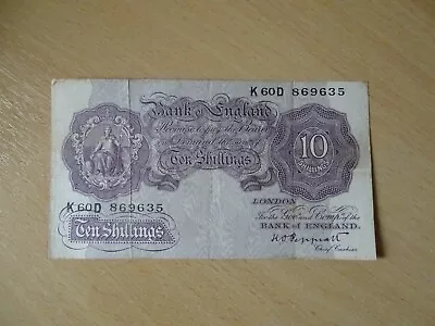 Peppiatt  Ten Shillings (10/-) Banknote  • £10