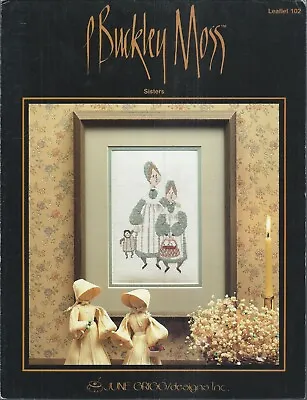 SISTERS Amish By P Buckley Moss Cross Stitch June Grigg Designs Leaflet #102 • $7.99