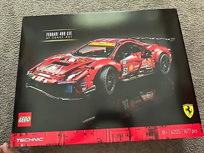 Brand New Sealed In Box - LEGO TECHNIC 42125. Ferrari 488 GTE AF Corse #51 • $308.54