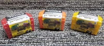 Lot Of 3 Random Tonka Micro Metal Miniature Trucks & Vehicles YellowRedOrange • $9.99