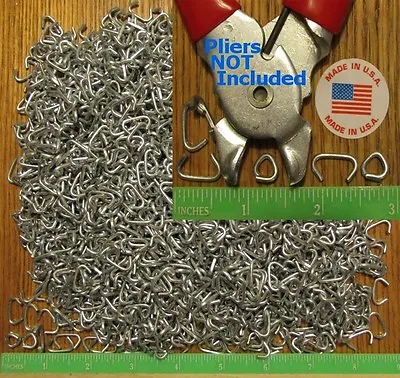 Hog Rings 250pcs 1/2  Galv For Netting Attachment Fences Car Upholstery BLUNT • $10.99