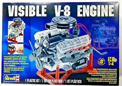 Revell 85-8883 Visible V8 Engine Model Kit 1:4 Scale  New • $145.30