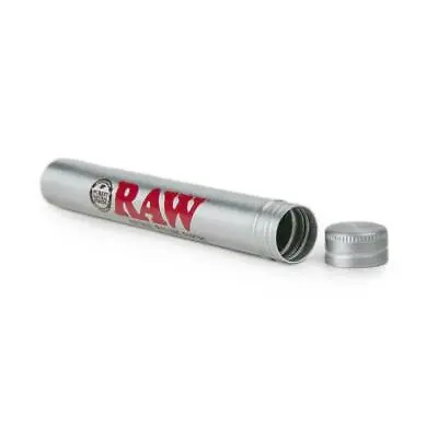 $5.89 • Buy RAW METAL KING SIZE CONE STORAGE TUBE Rolling Papers Air Tight Screw Aluminum