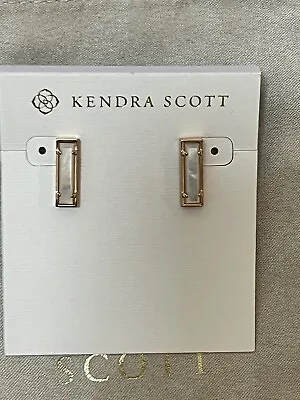 Kendra Scott Lady Stud Earrings In Rose Gold  • £35