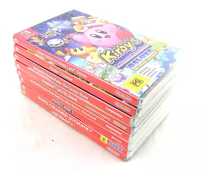 Nintendo Switch Game Cases Lot X 8 Cases Only New Condition Sonic Pokemon Kirby • $69.99