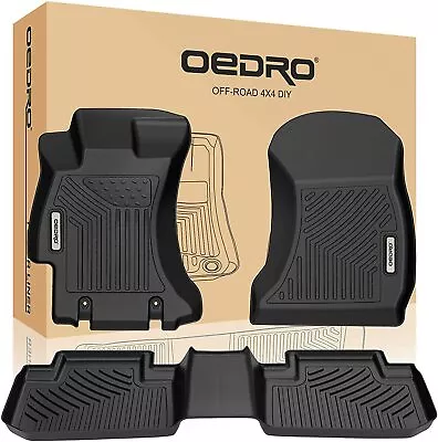 OEDRO Floor Mats All-Weather TPE Rubber 3D Molded For 2014-2018 Subaru Forester • $89.99