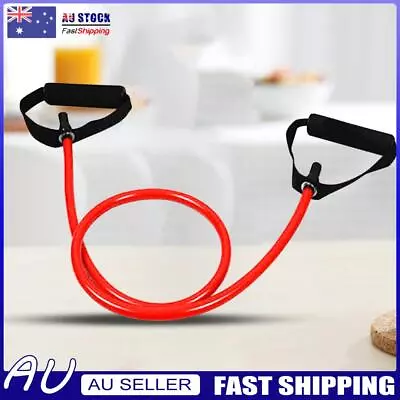 Resistance Bands With Handles Elastic Exercise Bands Exercise Cord (Red 15LB) *A • $9.23